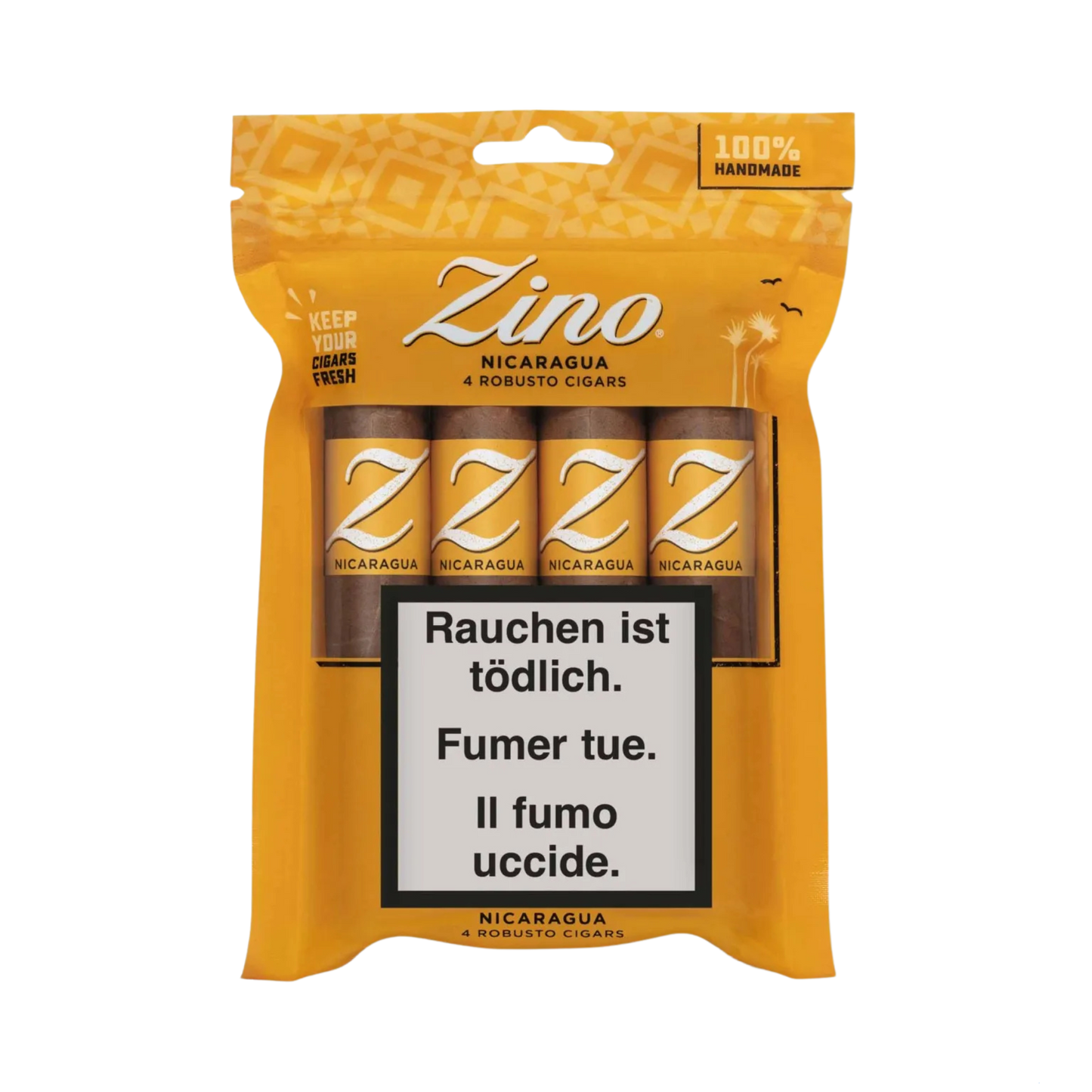 Zino Nicaragua Robusto Fresh Pack de 4