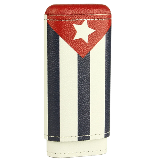 Adorini - Étui à cigares avec le Drapeau Cubain
