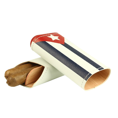 Adorini - Étui à cigares avec le Drapeau Cubain